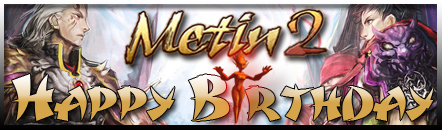 Happy Birthday Metin2 Geburtstagslogo Metin2
